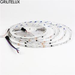 Светодиодная лента RGB 60LEDs/m 14.4W/m адресуемая IP20 (арт. 25-19084981)