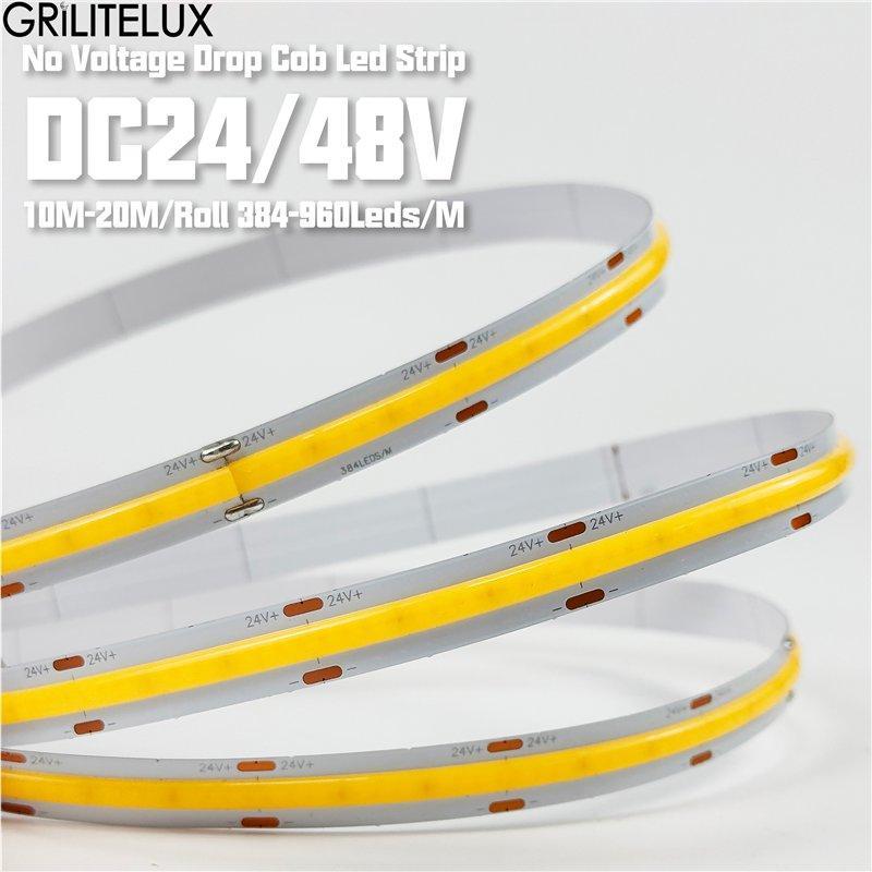 Светодиодная лента COB CRI 95 гибкая белая (арт. 25-19084991)