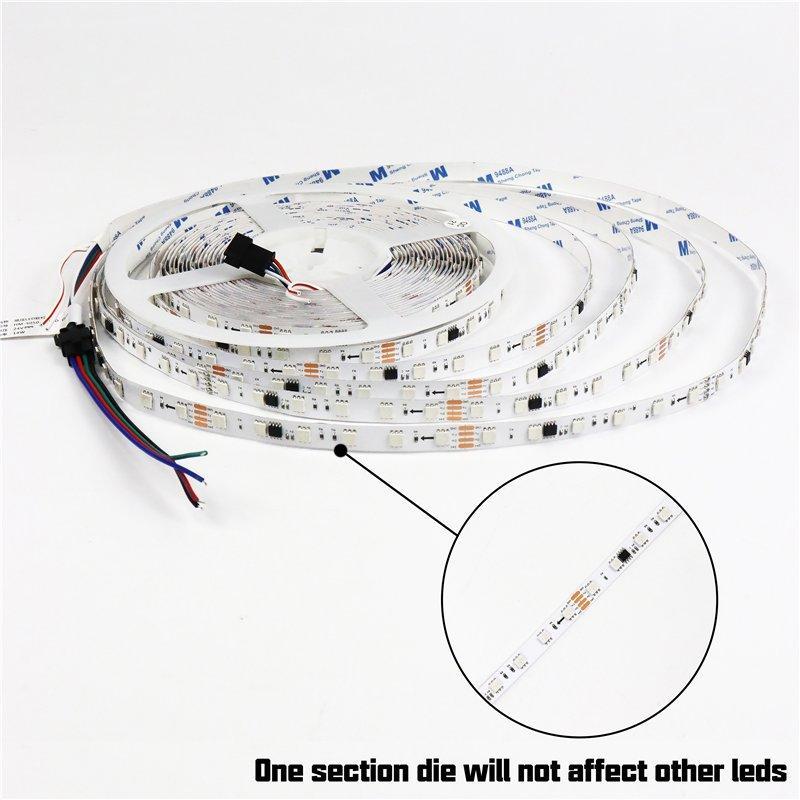 Светодиодная лента RGB 24V WS2812 60 LED/м программируемая (арт. 25-19085015)