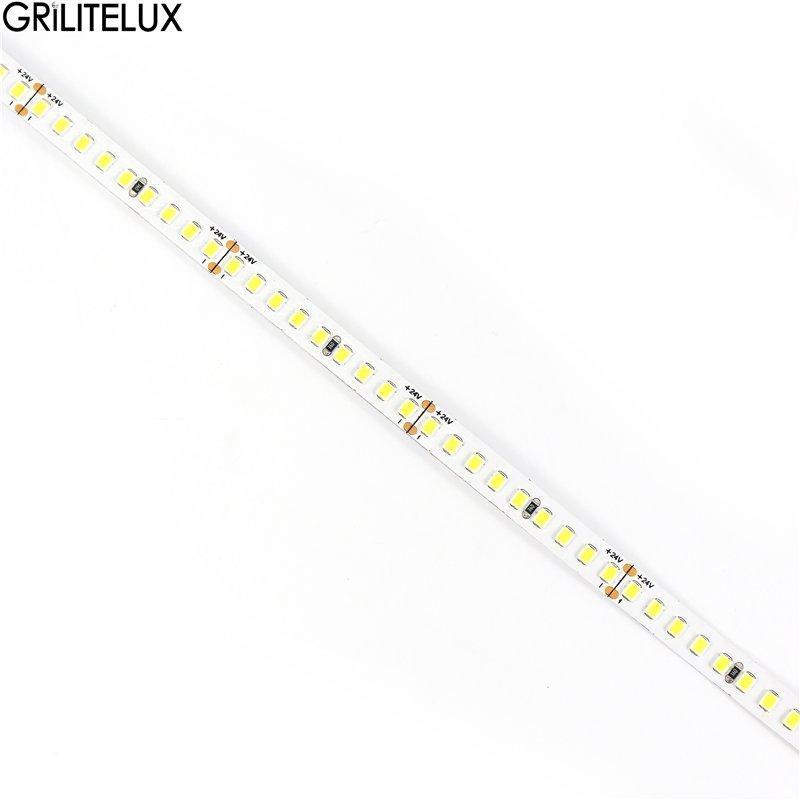 Светодиодная лента 24V COB 2.4W/M 200LM/W гибкая белая (арт. 25-19085089)