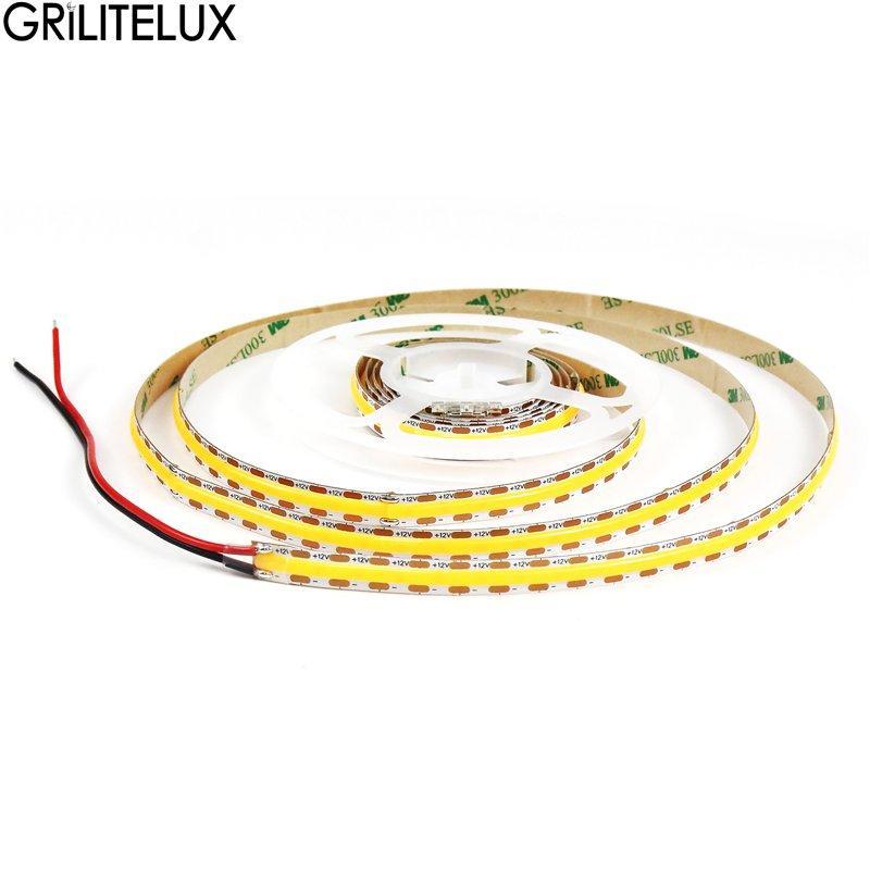 Светодиодная лента COB 5/12/24V 4-8мм 3000-6000K гибкая (арт. 25-19085106)