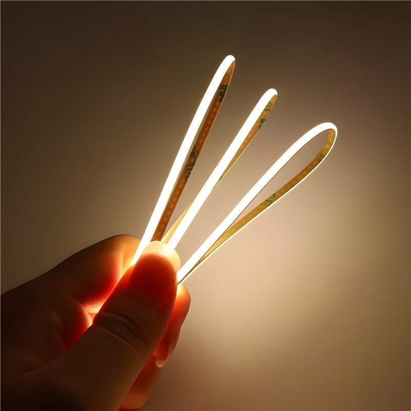 Светодиодная лента COB 3-5мм 400-480LED/м 12-24V RA90 гибкая (арт. 25-19085144)