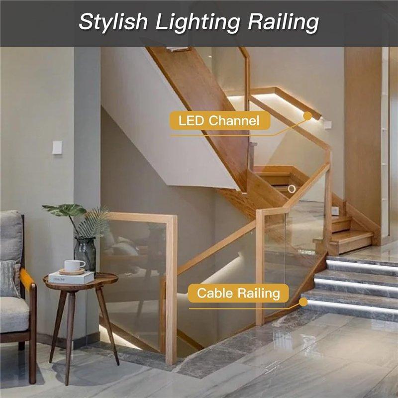 Профиль для светодиодной ленты алюминиевый встраиваемый (арт. 25-19085146)