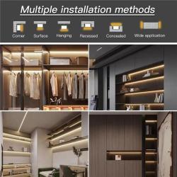 Профиль алюминиевый для LED ленты V/U с матовым рассеивателем (арт. 25-19085172)