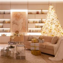 Профиль алюминиевый встраиваемый U-образный с белым рассеивателем (арт. 25-19085173)