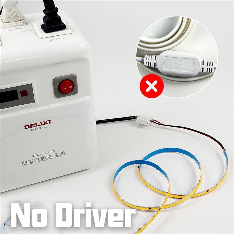 Светодиодная лента COB 110V 220V CRI90 288/296 LED/м гибкая (арт. 25-19085235)