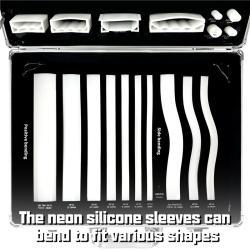 Светодиодный неоновый шнур черно-белый гибкий силикон (арт. 25-19085274)