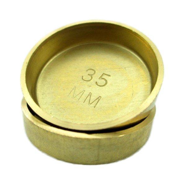 Заглушка двигателя латунная 35мм дисковая (арт. 25-19085426)