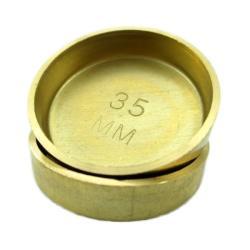 Заглушка двигателя латунная 35мм дисковая (арт. 25-19085426)