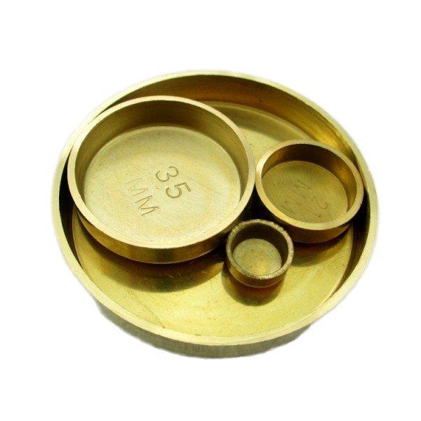 Заглушка двигателя латунная 35мм дисковая (арт. 25-19085426)