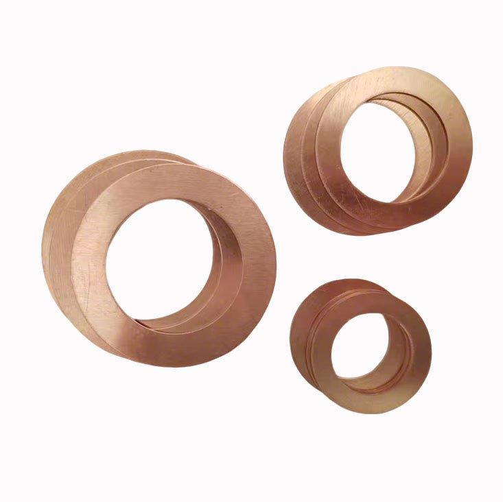 Прокладка и шайба из латуни и меди, плоская, высокое качество (арт. 25-19085456)