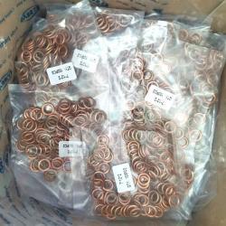 Прокладка медная безасбестовая с уплотнительным кольцом 7*12*2 (арт. 25-19085551)