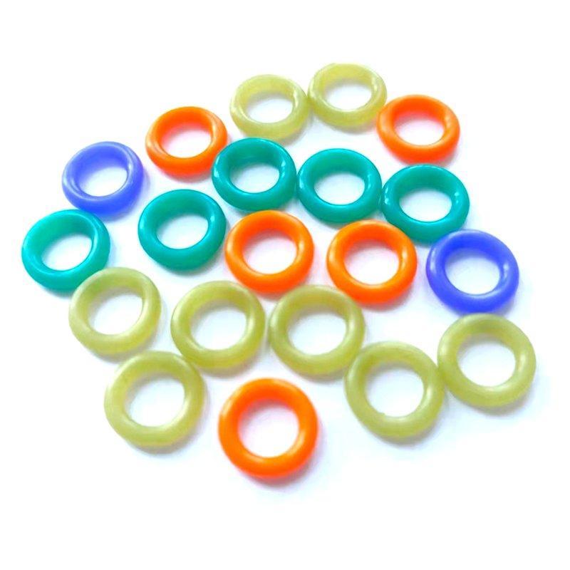 Уплотнительное кольцо силиконовое резиновое цветное (арт. 25-19085661)