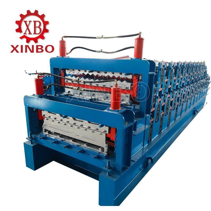 Машина для профилирования 4-слойной металлочерепицы трапециевидной формы (арт. 25-18080117)