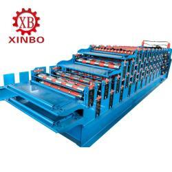 Машина для профилирования 4-слойной металлочерепицы трапециевидной формы (арт. 25-18080117)