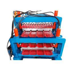 Машина для профилирования 4-слойной металлочерепицы трапециевидной формы (арт. 25-18080117)