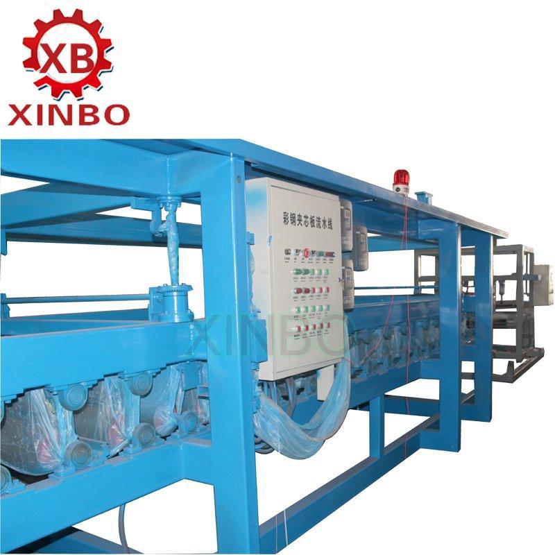 Линия производства сэндвич-панелей из полиуретана для крыш (арт. 25-18080395)