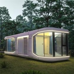 Офисный дом 20ft расширяемый прозрачный модульный для улицы (арт. 25-24110002)