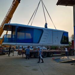 Модульный мобильный дом с 2 спальнями и контейнером (арт. 25-24110016)