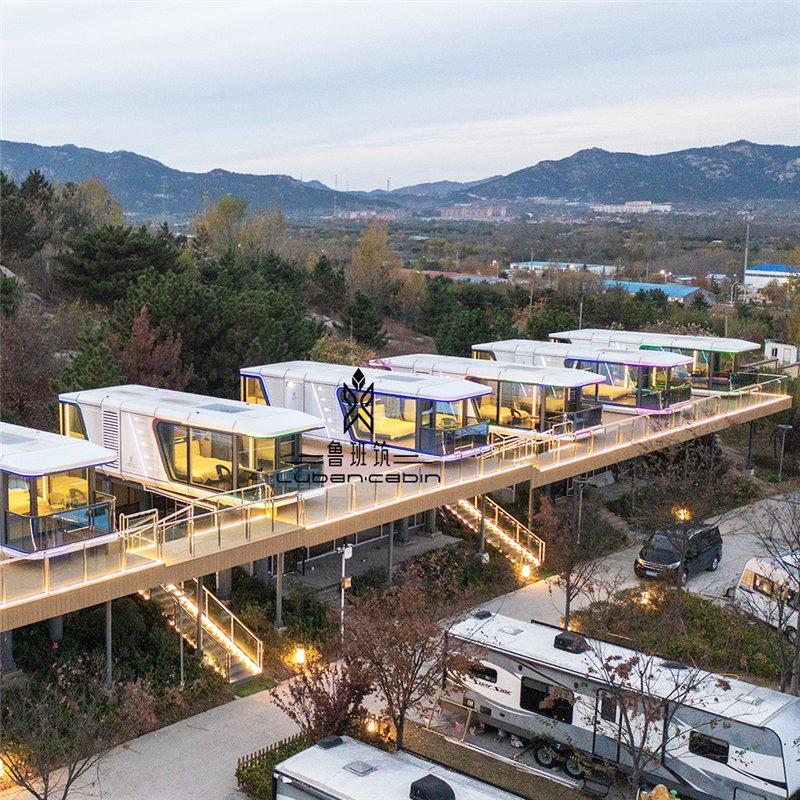 Мобильный дом люкс 2 спальни модульный капсульный отель (арт. 25-24110017)