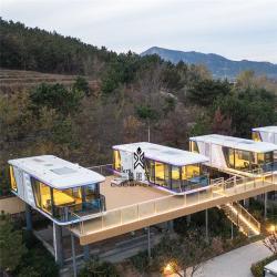 Мобильный дом люкс 2 спальни модульный капсульный отель (арт. 25-24110017)