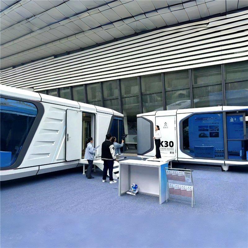 Умный модульный дом 40ft с капсулой и стальной конструкцией (арт. 25-24110025)