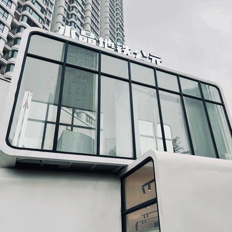 Модульный дом-контейнер 20ft для кемпинга и отдыха (арт. 25-24110046)