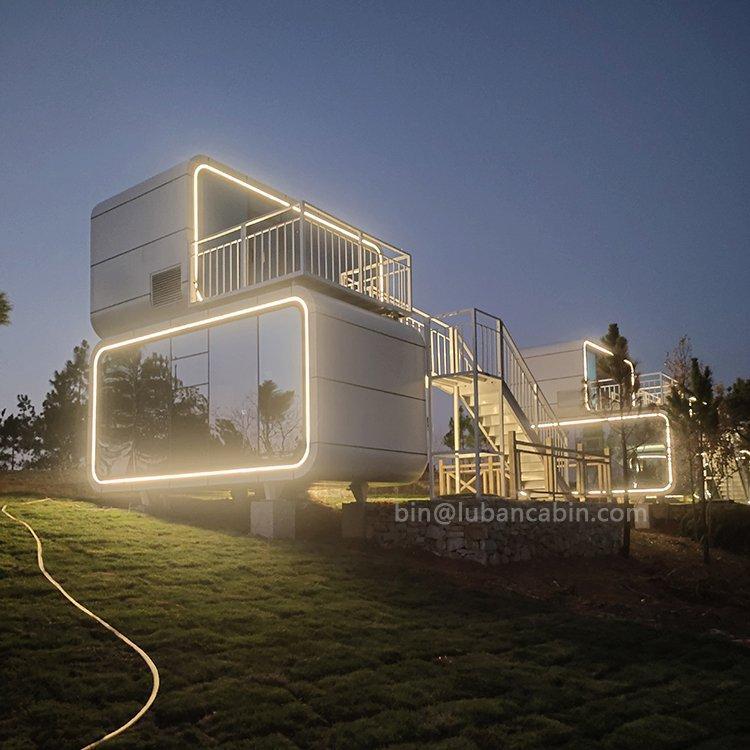 Дом-контейнер двухуровневый экологичный складной (арт. 25-24110054)