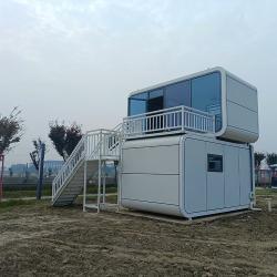 Дом-капсула премиум класса 2 спальни эко-модуль (арт. 25-24110073)