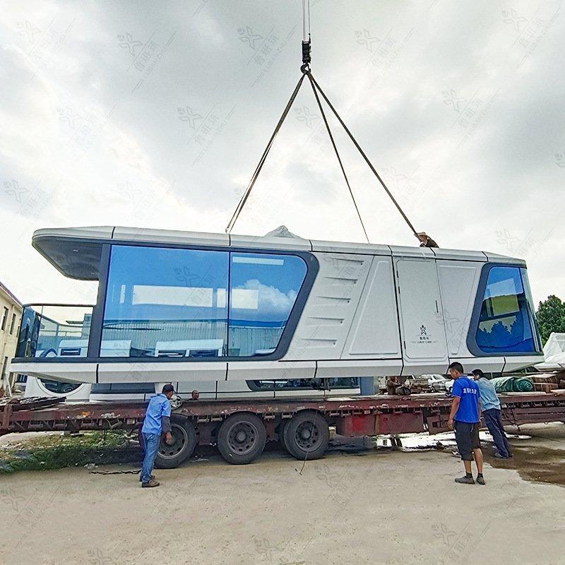 Модульный дом-капсула премиум класса с современным дизайном (арт. 25-24110080)