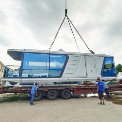 Модульный дом-капсула премиум класса с современным дизайном (арт. 25-24110080)