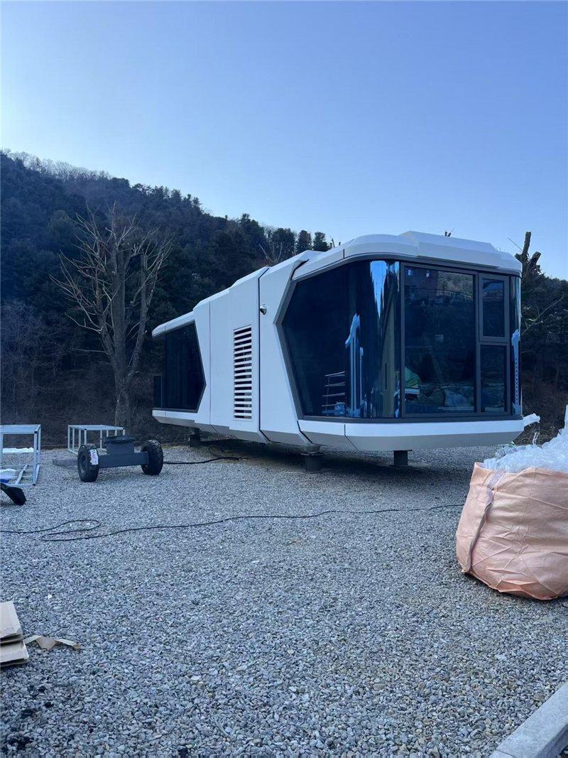 Дом-контейнер экологичный стальной для отеля (арт. 25-24110092)