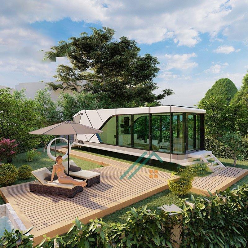 Модульный дом-вилла прозрачный офисный отель (арт. 25-24110098)