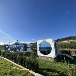 Капсульный дом для глэмпинга с сауной и удобствами (арт. 26-1090012)