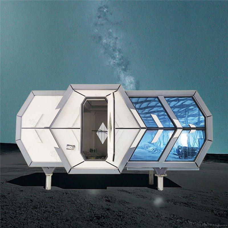 Гостиничный модуль Space Capsule из алюминия и стали (арт. 26-1090026)