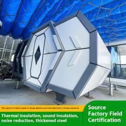 Мобильный отель капсульного стиля из алюминия и стали (арт. 26-1090031)