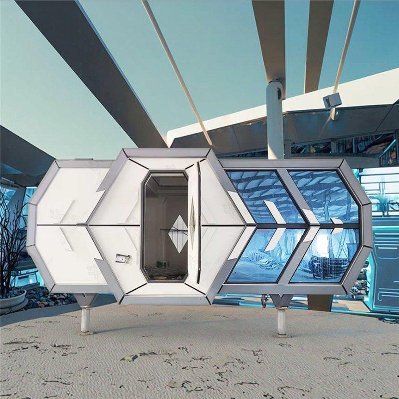 Дом-контейнер из фиброцемента водостойкий уникальный (арт. 26-1090041)