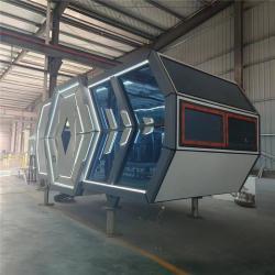 Дом на колесах капсульного типа из стали, водонепроницаемый (арт. 26-1090050)