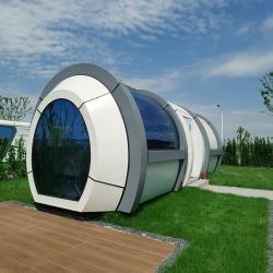 Капсульный отель модульный прозрачный для отдыха (арт. 26-1090064)