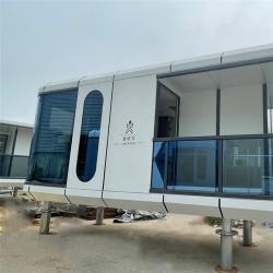 Дом-контейнер капсульный с спальней, мобильный, современный (арт. 26-1090072)