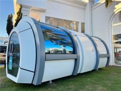 Мобильный дом капсульного стиля из стали для офиса и дома (арт. 26-1090081)