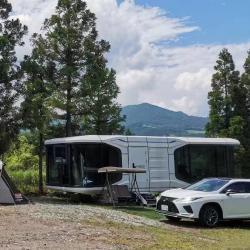 Мобильный капсульный дом для кемпинга, роскошный и настраиваемый (арт. 26-1090089)