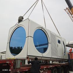 Дом-контейнер мобильный 2 спальни капсула сталь (арт. 26-1090105)