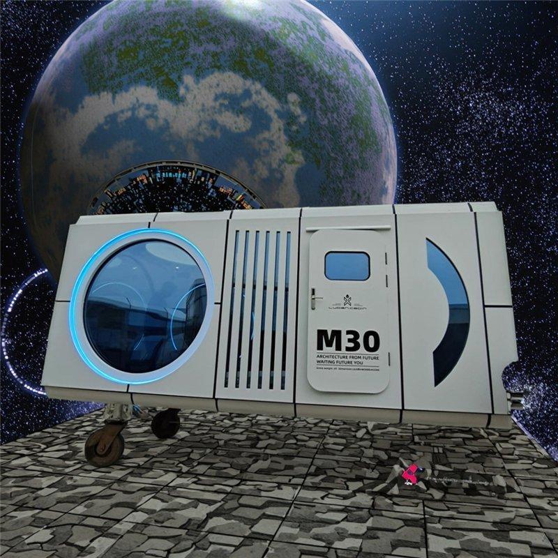 Мобильный контейнерный дом утепленный водонепроницаемый стальной (арт. 26-1090112)