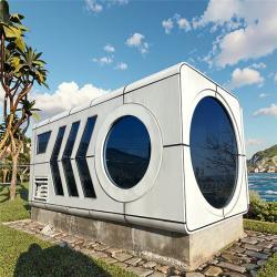 Контейнерный дом капсула с нулевой гравитацией и стальными кроватями (арт. 26-1090116)