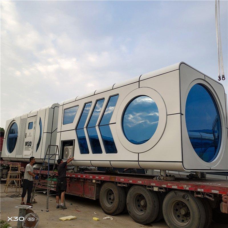 Кабина футуристическая стальная умная для виллы и магазина (арт. 26-1090117)