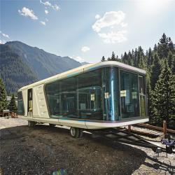 Модульный дом-капсула цилиндрической формы для курорта (арт. 26-1090132)