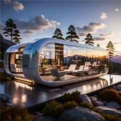 Капсульный отель с умной безопасностью и автономной энергией (арт. 26-1090138)