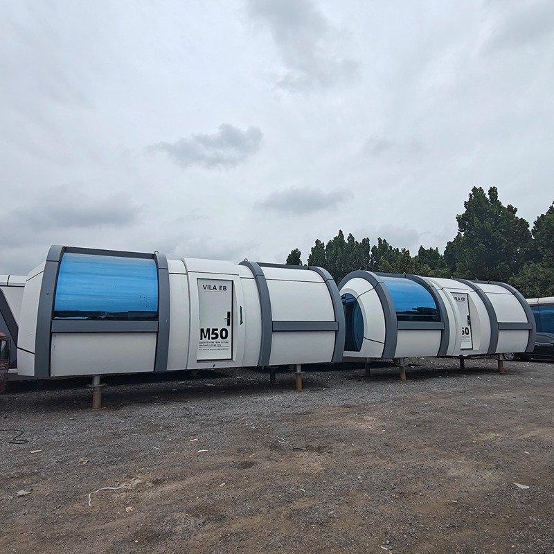 Мобильный стальной дом 28 кв.м для кемпинга и отелей (арт. 26-1090145)