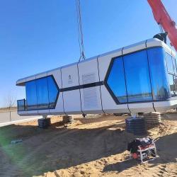 Дом-контейнер стальной водонепроницаемый капсульный стиль (арт. 26-1090146)